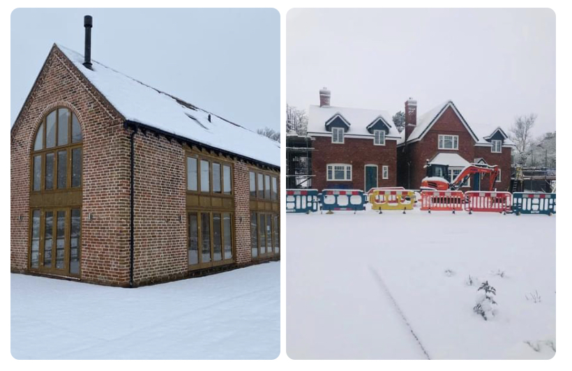 Snowy scenes on our sites today ?
